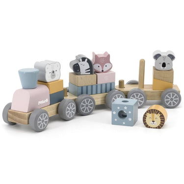 PolarB Wooden Stacking Train